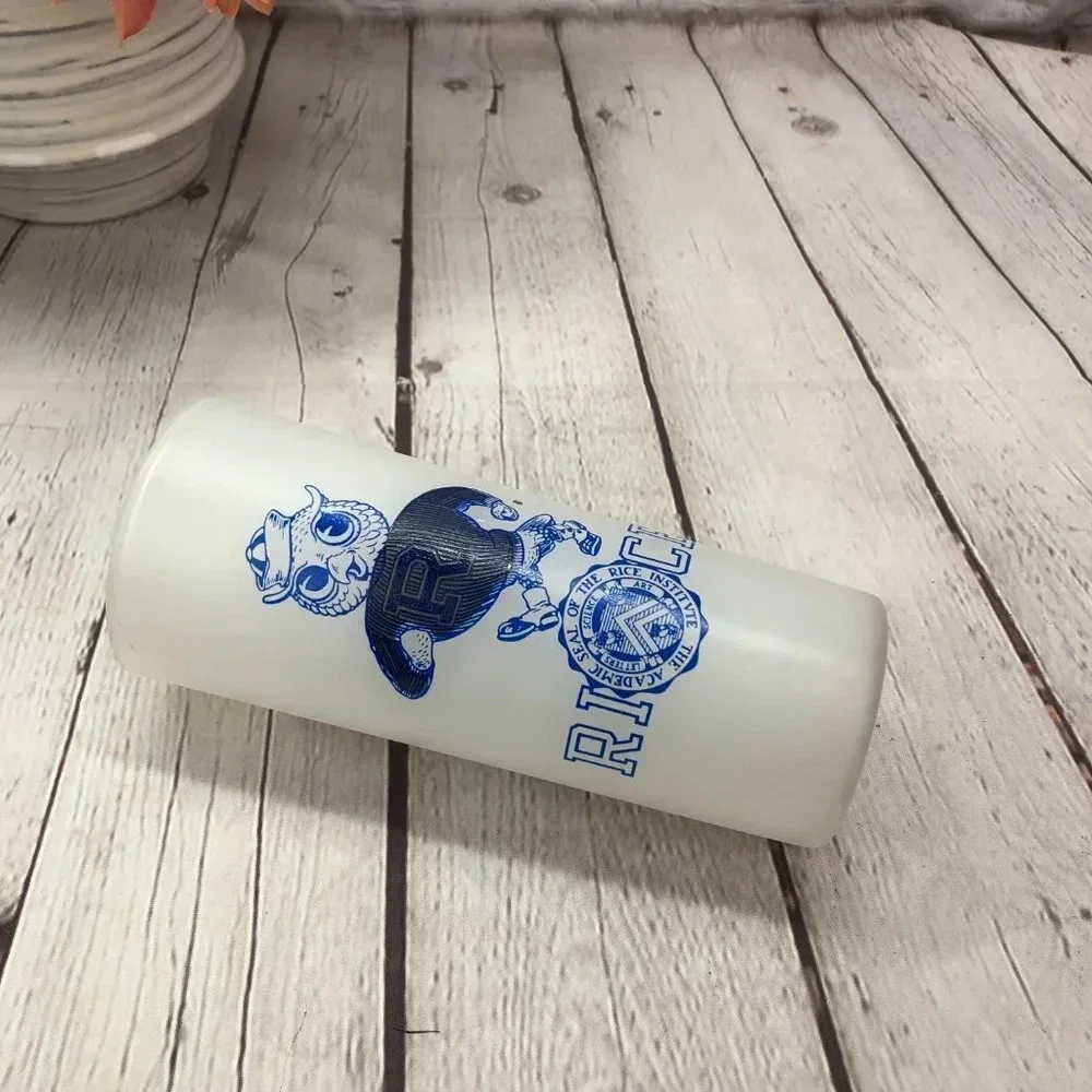 Vintage Rice owls frosted tumbler collegiate